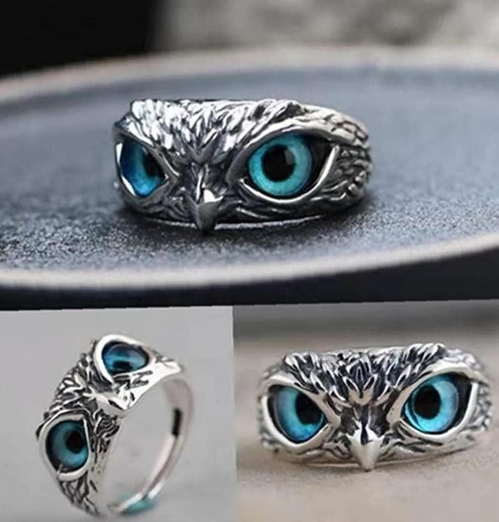 Jollity Life™ Silver Plated Owl Ring (Pack of 2)