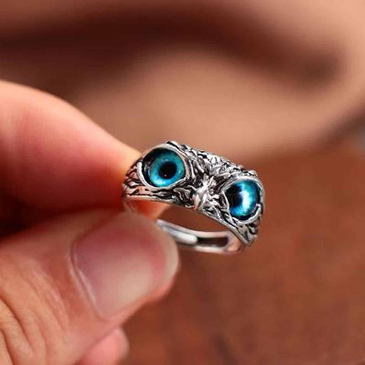 Jollity Life™ Silver Plated Owl Ring (Pack of 2)