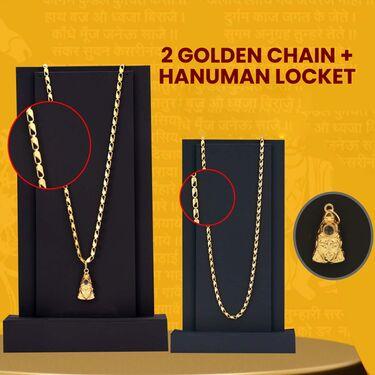 Jollity Life™ Shree Hanuman ji Chalisa Locket with Chain (Unisex)