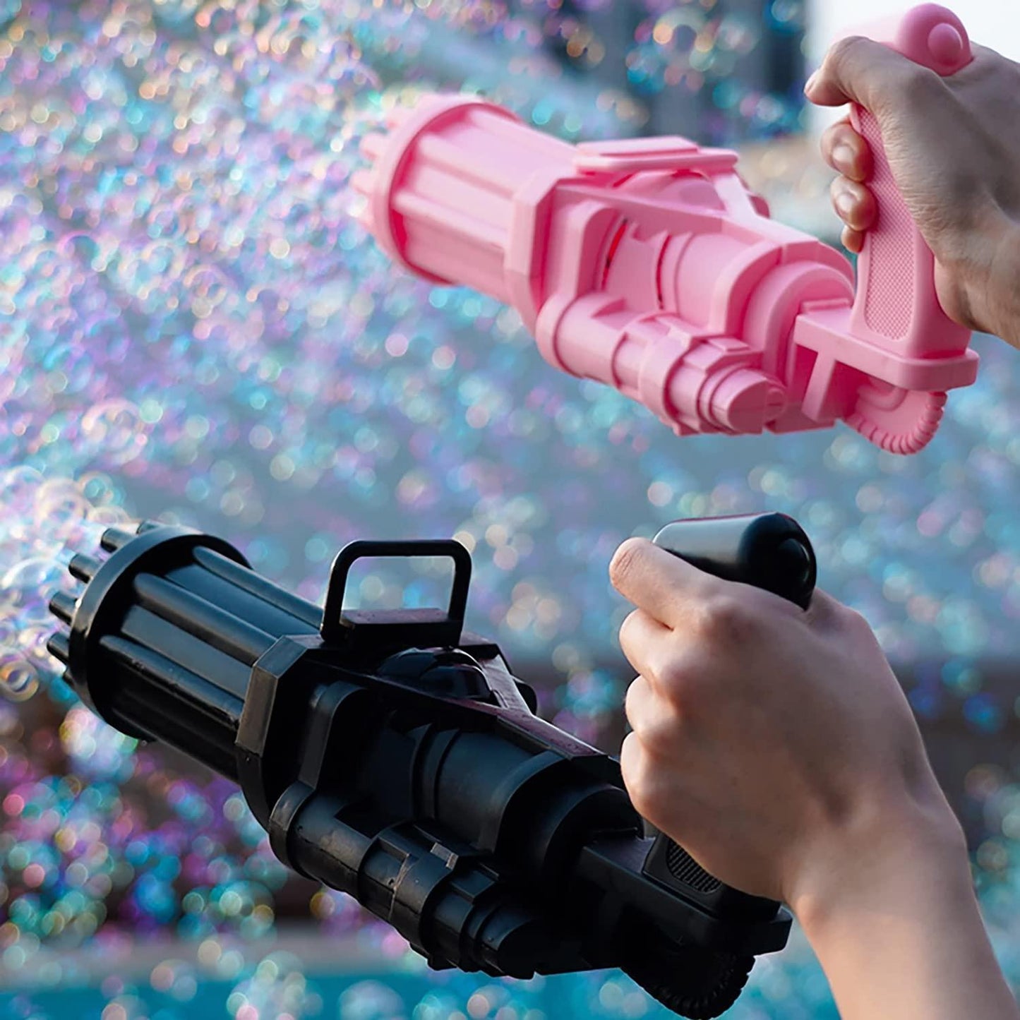 Jollity Life™ Rocket Launcher Electric Bubble Machine Gun