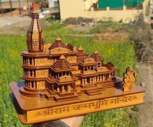 Jollity Life™ Shri Ram Mandir Ayodhya 3D Wooden Temple