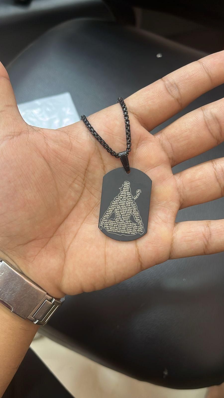Jollity Life™ Mahadev Lord Shiva with 12 Jyotirlinga Pendant & Chain