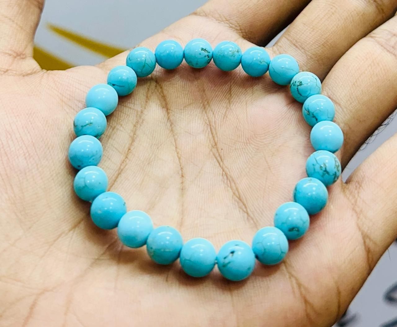 Jollity Life™ Firoza (Turquoise) Stone Beads Bracelet
