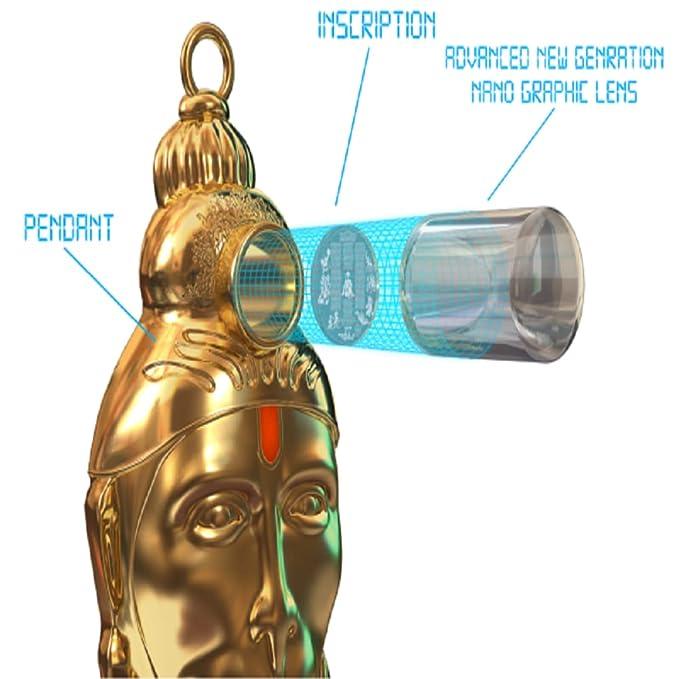 Jollity Life™ Shree Hanuman ji Chalisa Locket with Chain (Unisex)