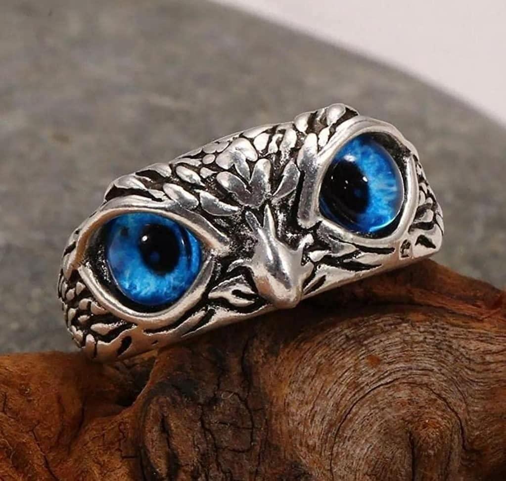Jollity Life™ Silver Plated Owl Ring (Pack of 2)