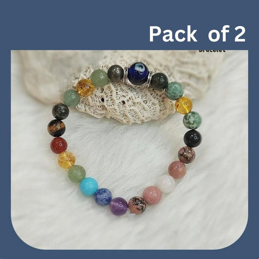 Jollity Life™ Stone Bracelet (Pack of 2)