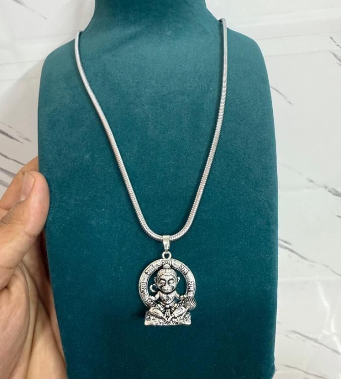 Jollity Life™ Lord Bal Hanuman Pendant with Chain
