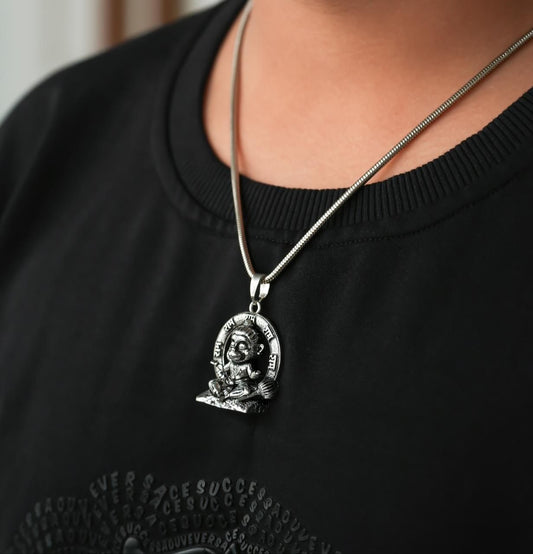 Jollity Life™ Lord Bal Hanuman Pendant with Chain