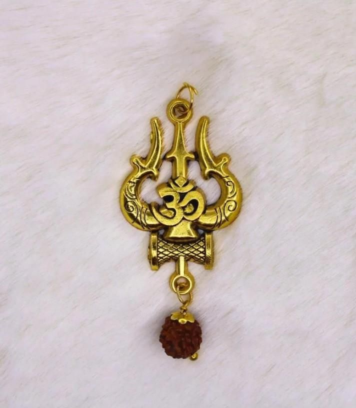 Jollity Life™ Panchmukhi Rudraksha OM Shiva Trishul Mala