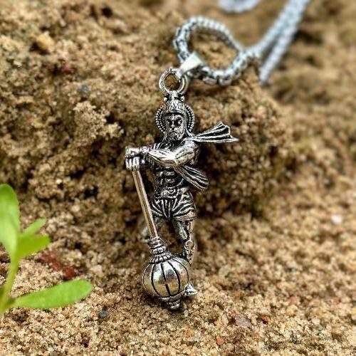 Jollity Life™ Lord Hanuman ji Chain With Pendant (Pack of 4)
