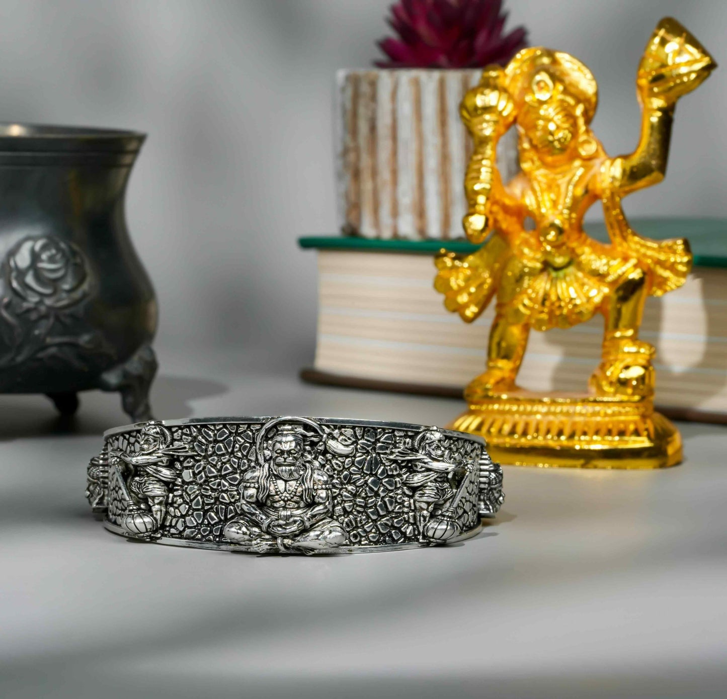 Jollity Life™ Hanumanji Kada Bracelet (Men)